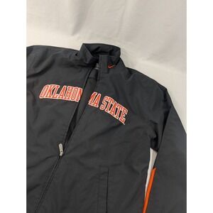 Nike Mesh Lined Full-Zip Oklahoma State University (OSU)  Athletic Jacket Large